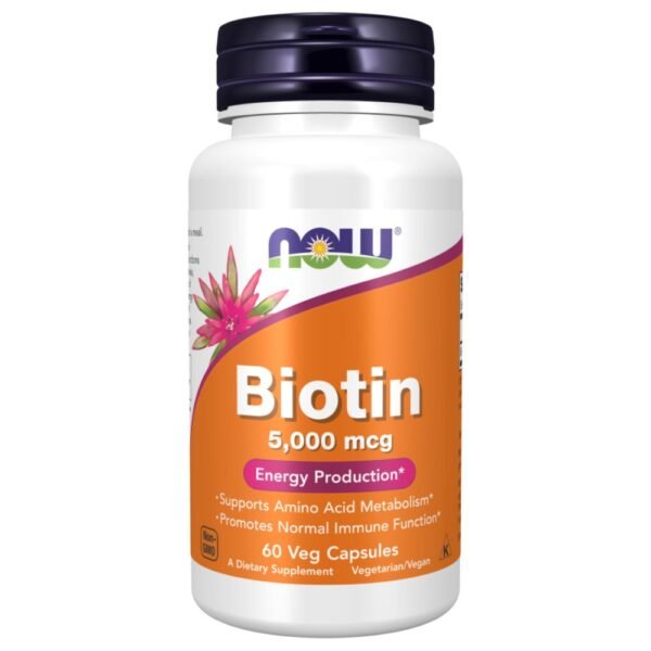 Biotin 5.000mcg (60caps) - Now Foods