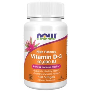 Vitamina D3 10.000ui 120 Caps - Now Foods